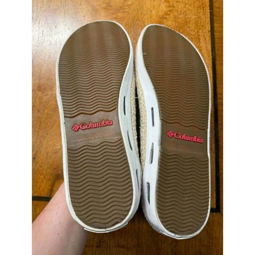 Columbia Womens 10 Sunrise Vent Grey‎ Canvas Espadrille Flats Shoes BL2686-011